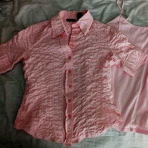 New York & Company Ladies Dress Shirt Medium M